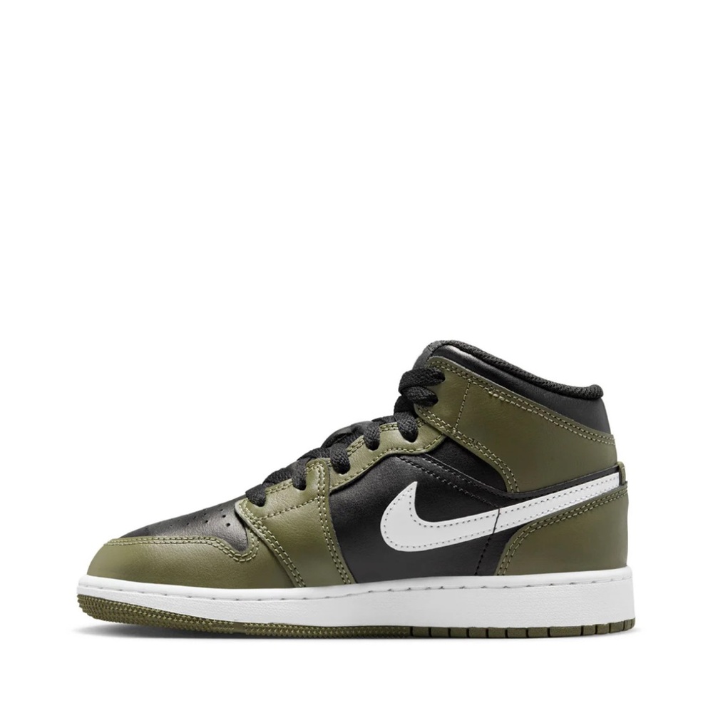 Nike Air Jordan 1 Olive and Black Mid